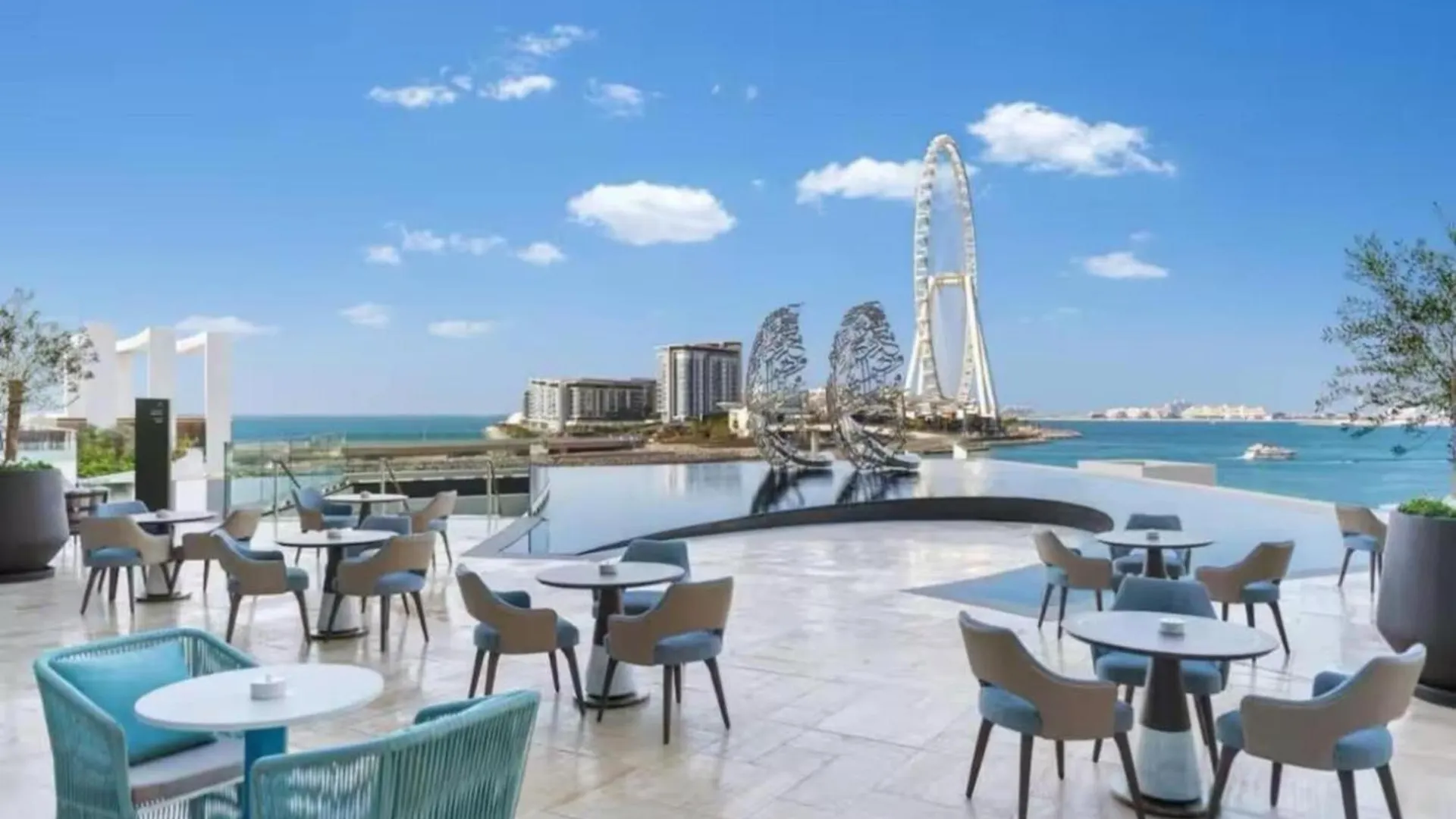 Panoramic Sea & Palm Views 2Br Address Beach Resort Jbr Дубай