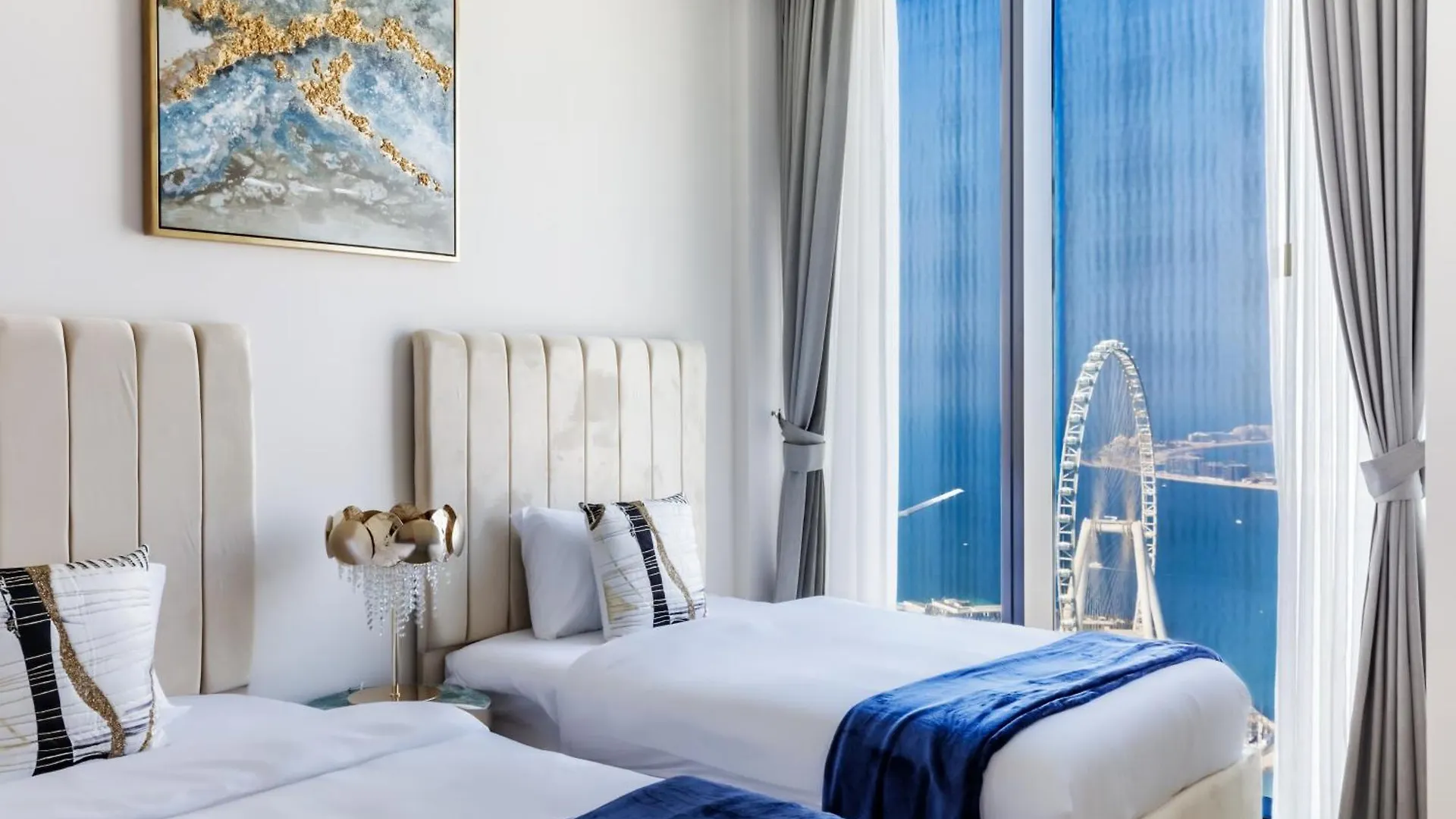 Panoramic Sea & Palm Views 2Br Address Beach Resort Jbr Dubai